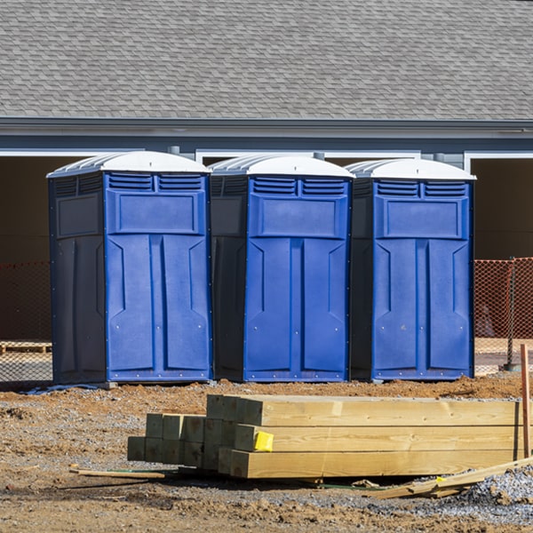 how do you ensure the portable toilets are secure and safe from vandalism during an event in Riverton